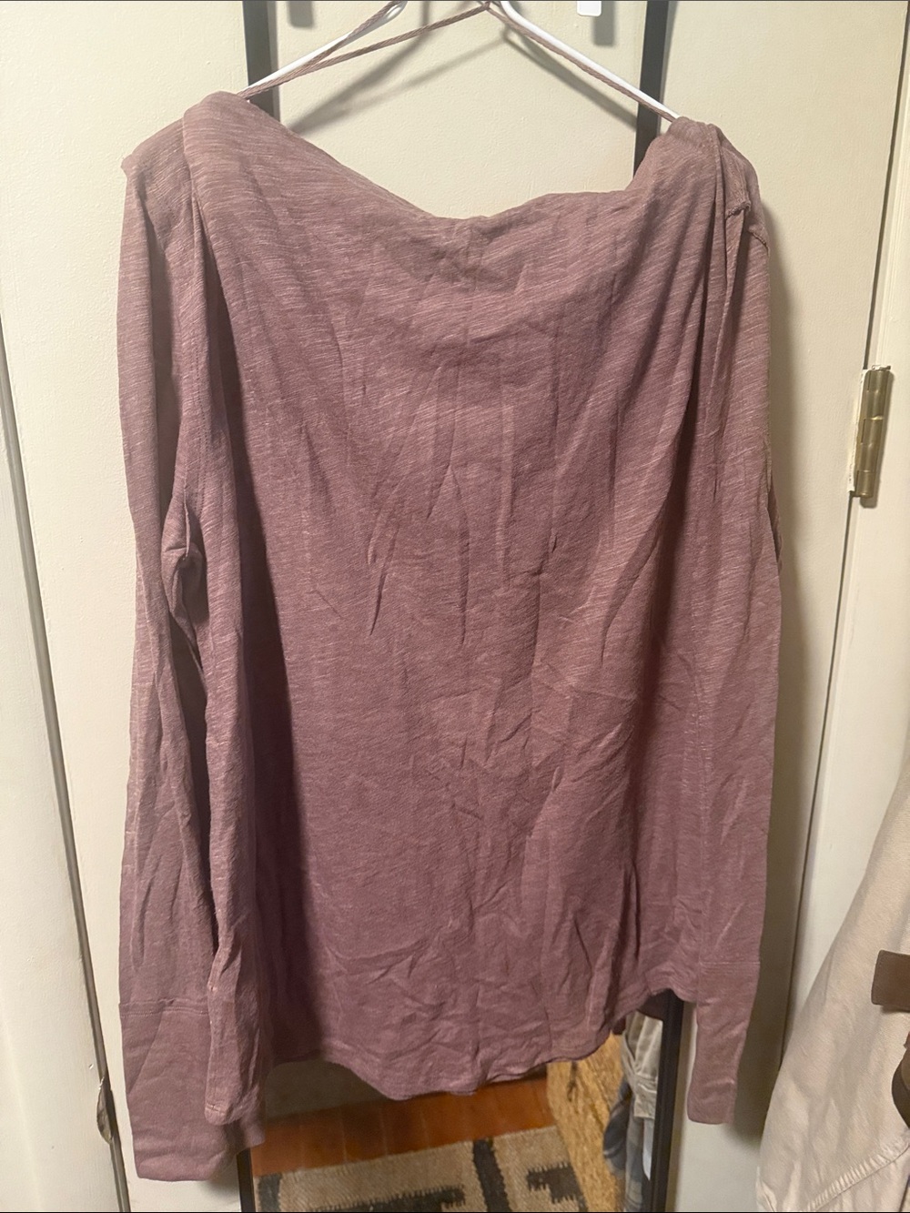 We The Free Long-Sleeve Top in brown SZ XL
